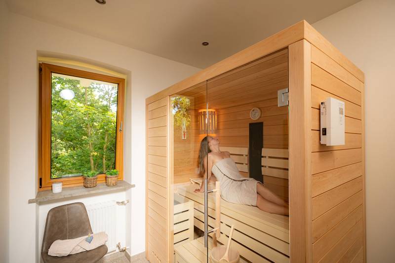 Entspannung in der Sauna